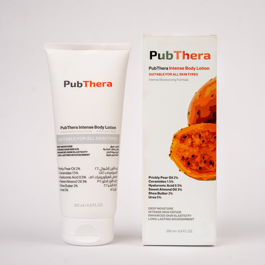 PubThera Prickly Pear Body Lotion texture - ملمس لوشن التين الشوكي للجسم